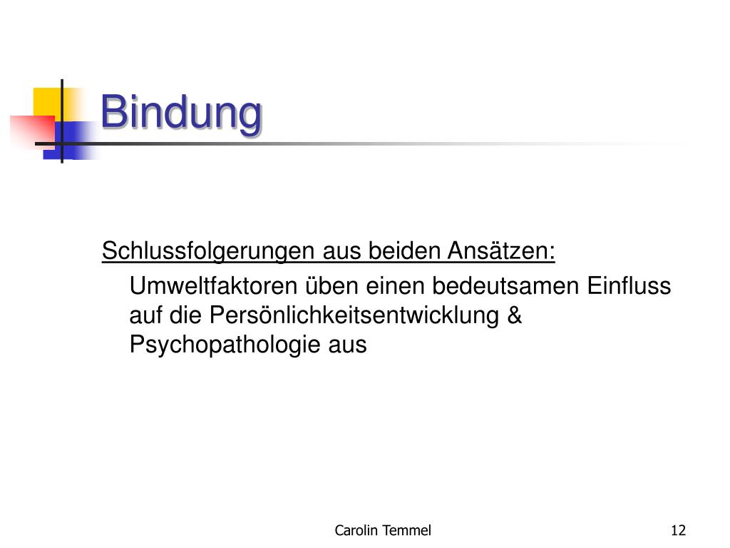 PPT Was ist Bindung? PowerPoint Presentation, free