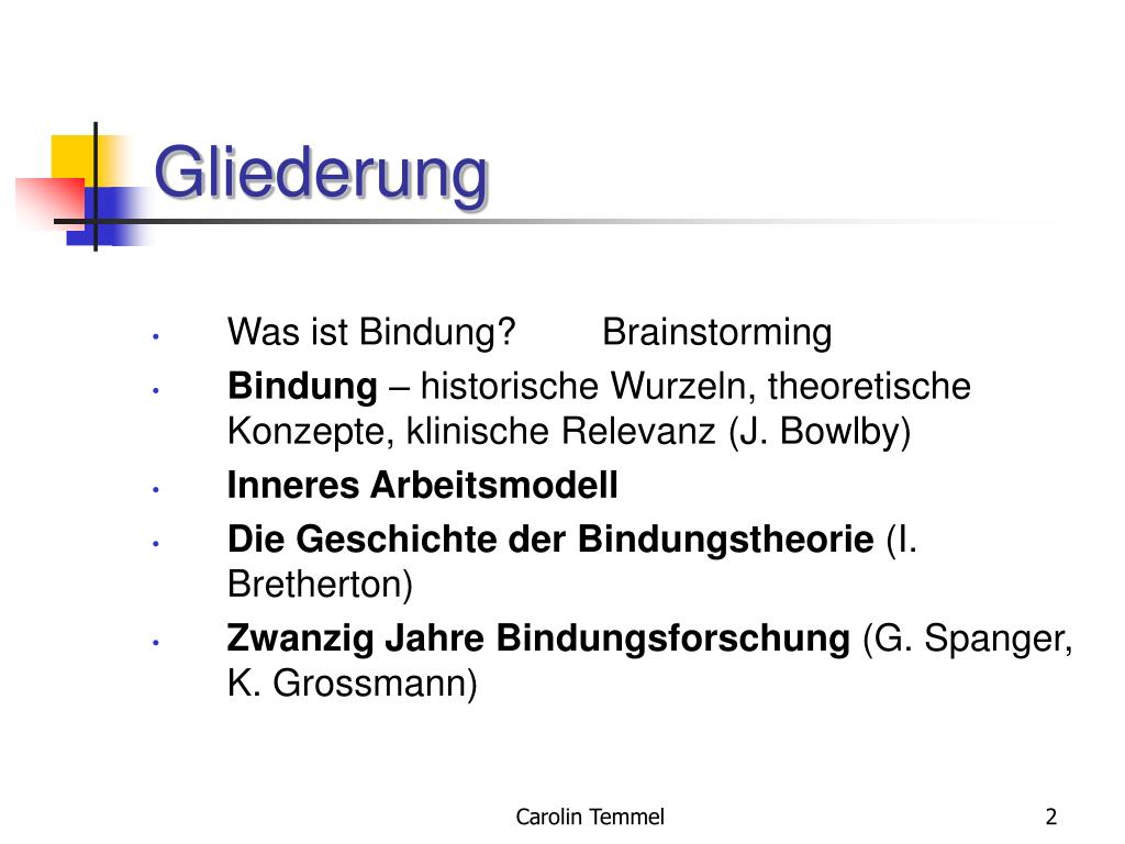 PPT Was ist Bindung? PowerPoint Presentation, free