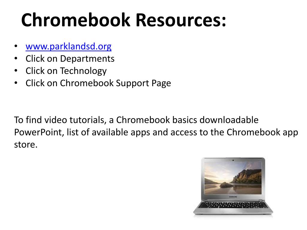 PPT Chromebook Basics PowerPoint Presentation, free download ID