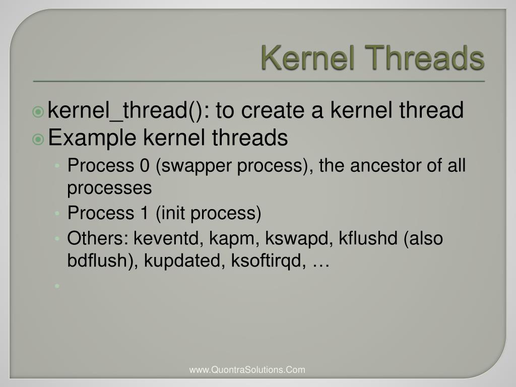 PPT Process and Threads in Linux PPT PowerPoint Presentation, free