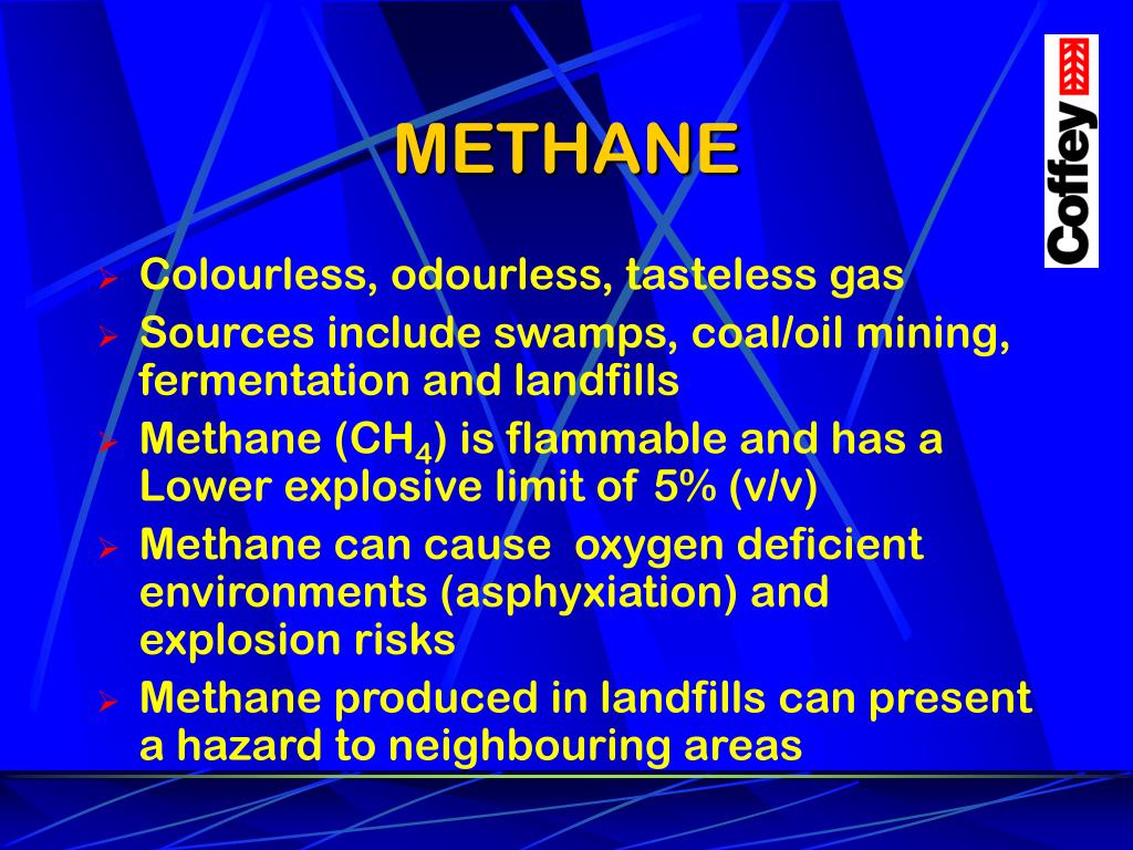 PPT Identification of Methane Hazards Near Municipal Landfills Two