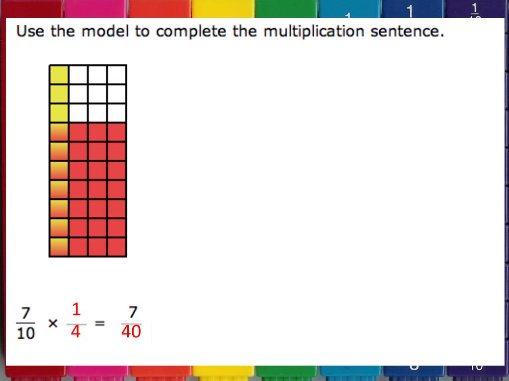 PPT Multiplying Fractions Using Models PowerPoint Presentation, free