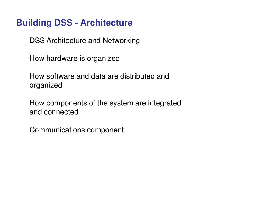PPT Decision Support System Definition PowerPoint Presentation, free