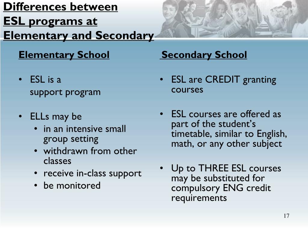 PPT To help prevent middle school English language learners from