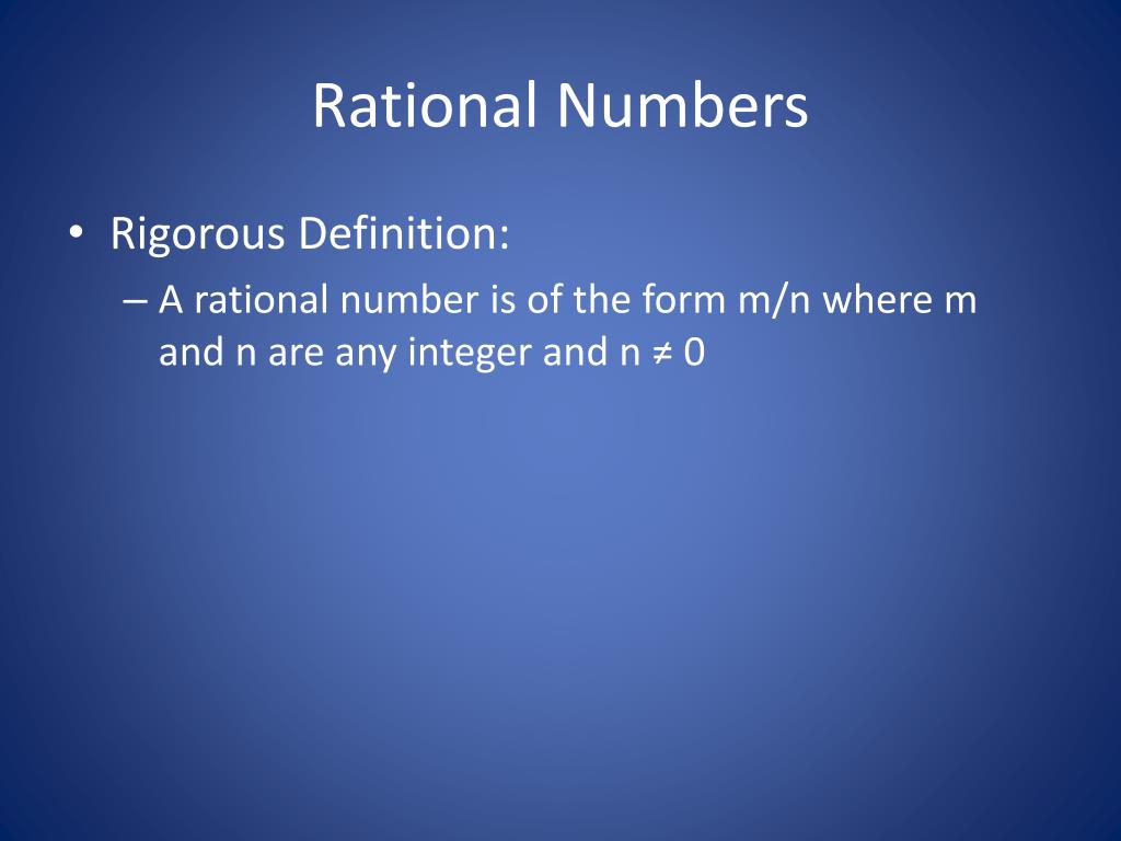 PPT Chapter 3 Rational Numbers PowerPoint Presentation, free