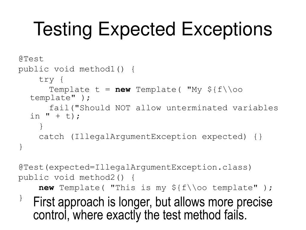 PPT Testing all kinds of Java things using JUnit and its extensions