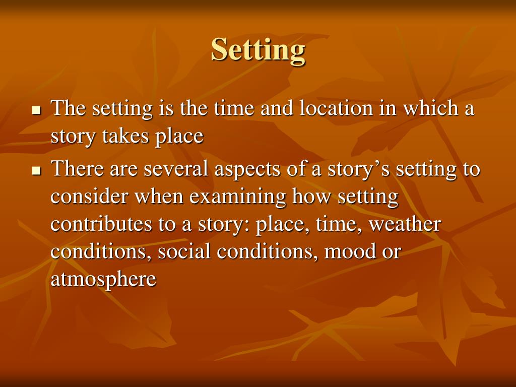 PPT Short Story Elements PowerPoint Presentation, free