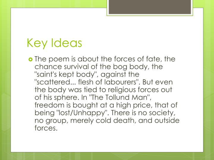 PPT The Tollund Man PowerPoint Presentation ID5628881