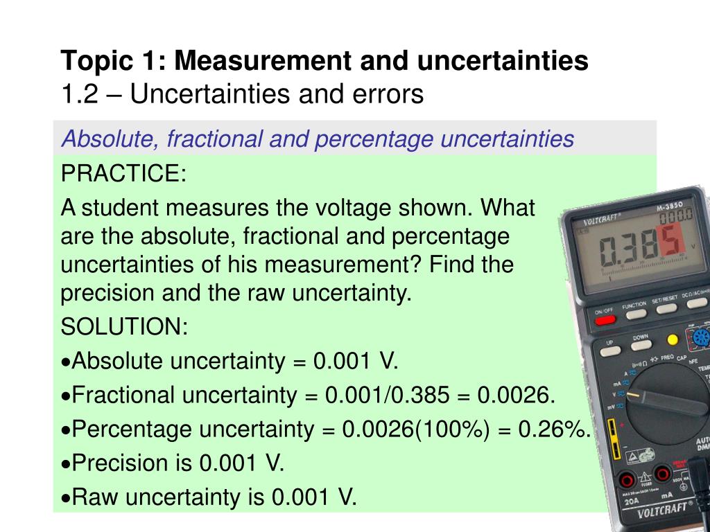 How To Find Percentage Uncertainty Complete Howto Wikies