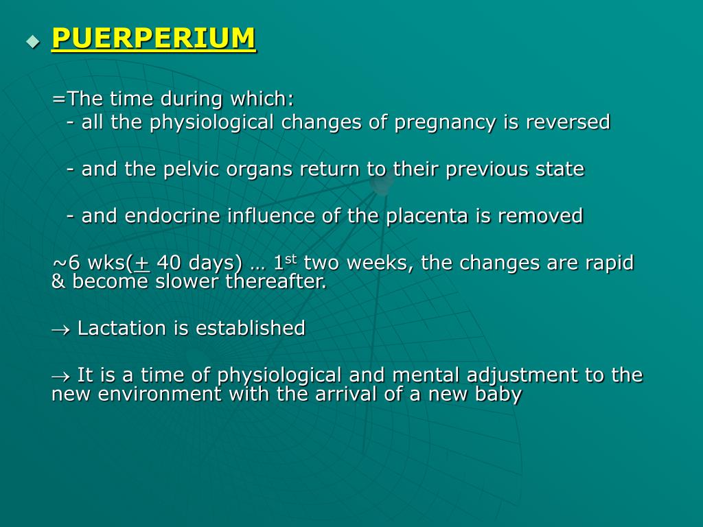 PPT PUERPERIUM & PUERPERAL SEPSIS PowerPoint Presentation, free