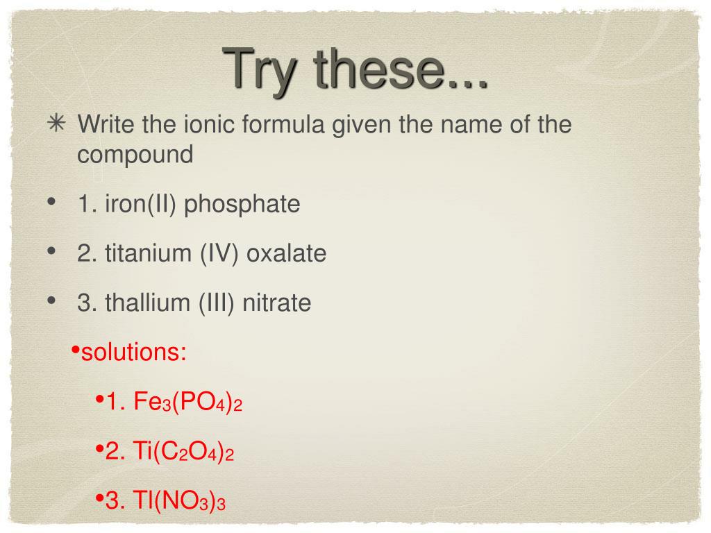 PPT Chemical Formulae PowerPoint Presentation, free download ID5631290