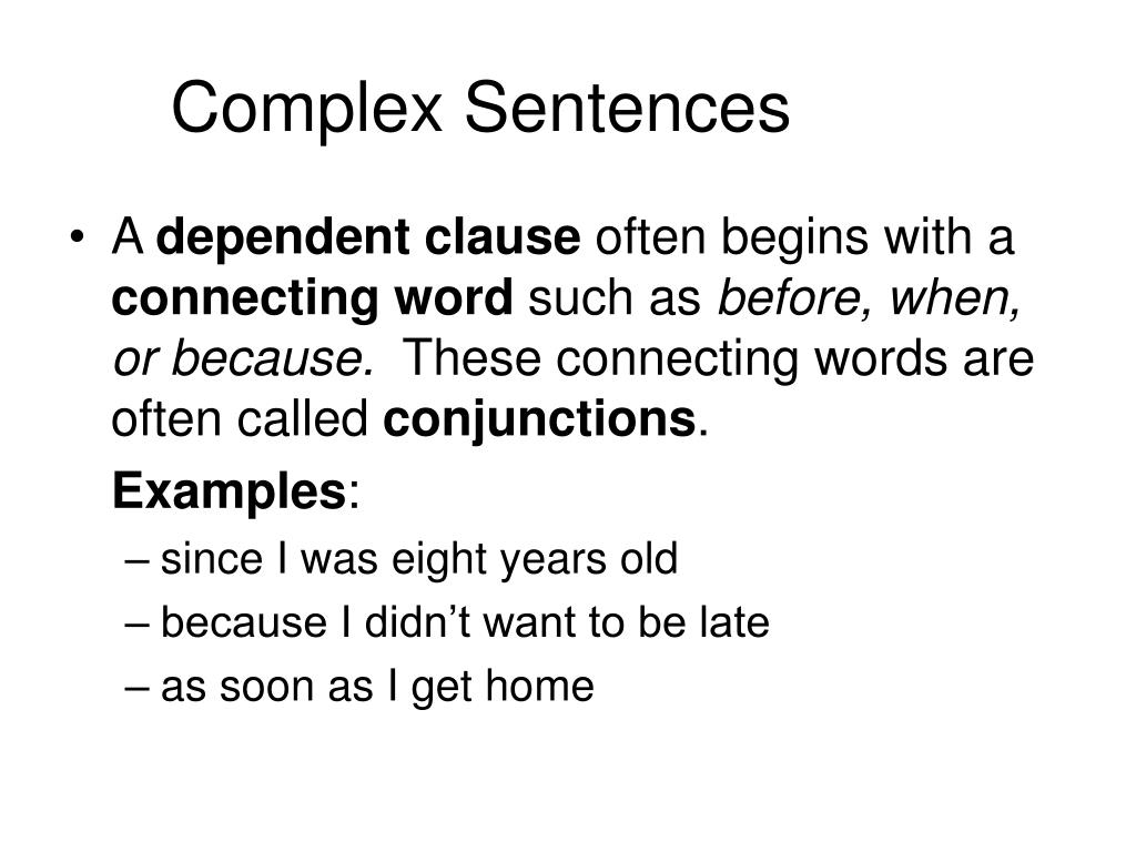 Complex Sentence
