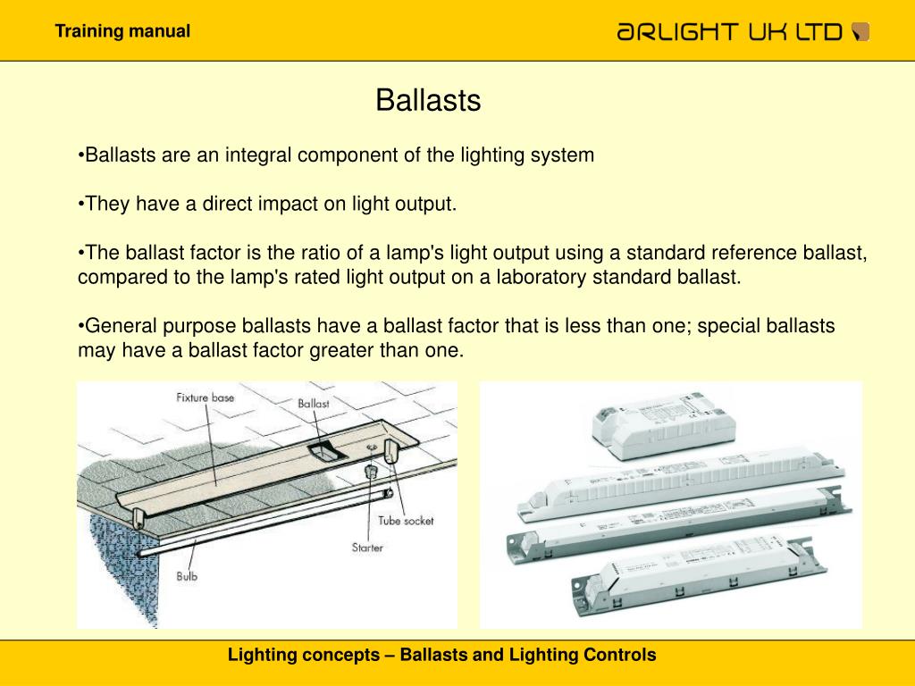 PPT Ballasts and Lighting Controls PowerPoint Presentation, free