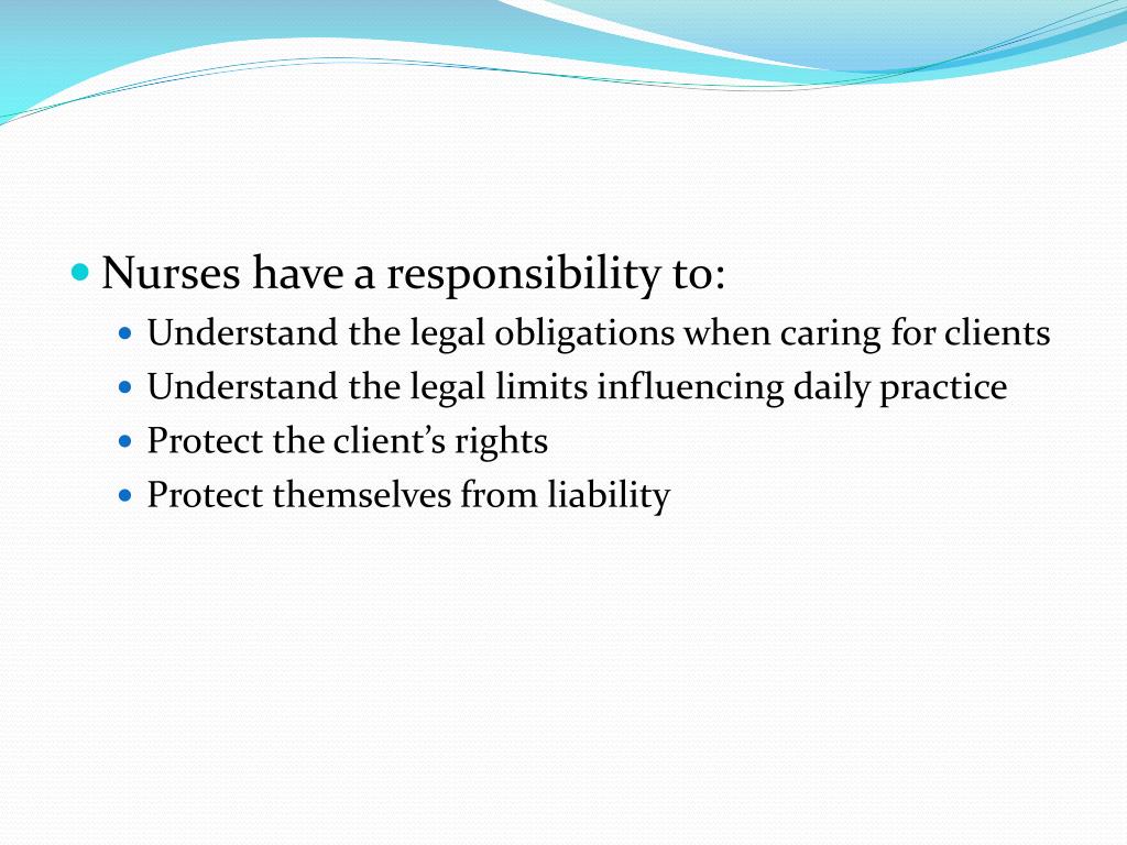 PPT Legal Issues in Nursing and Health Care PowerPoint Presentation, free download ID5632121
