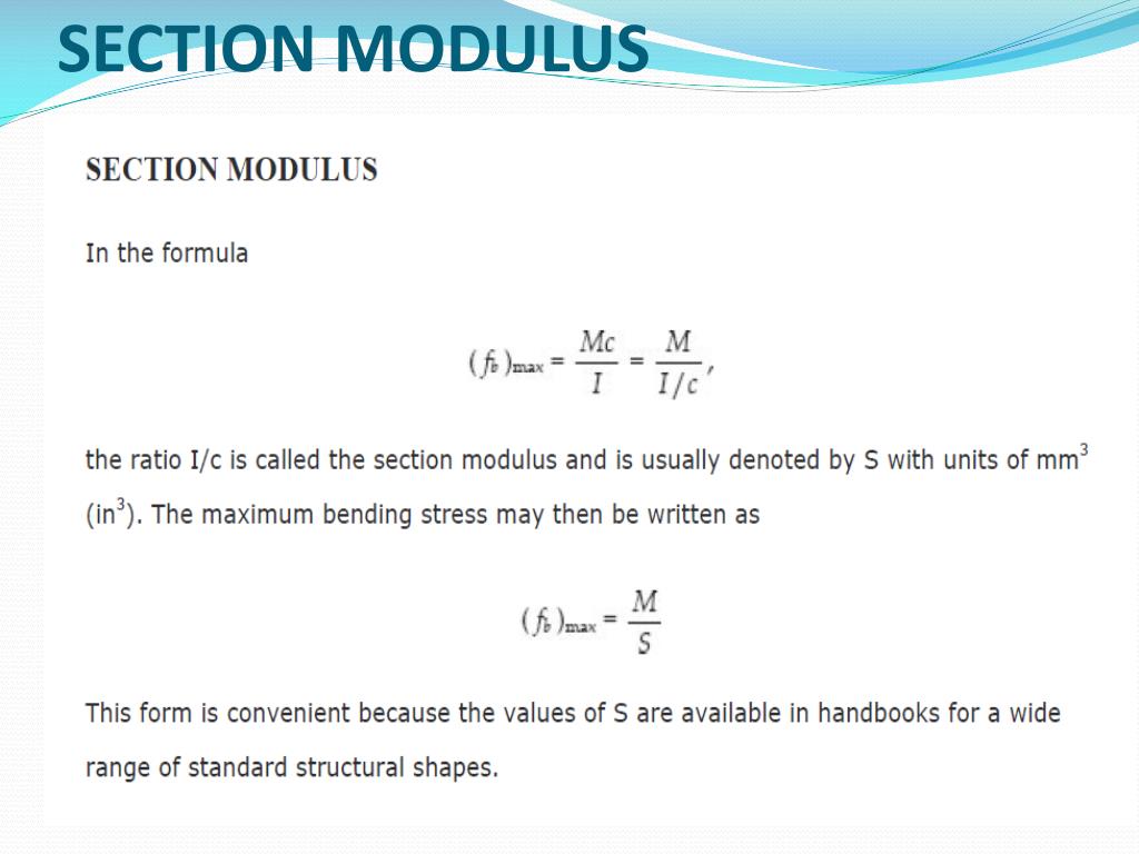 PPT Strength of Material5 Theory of Simple Bending Dr. Attaullah