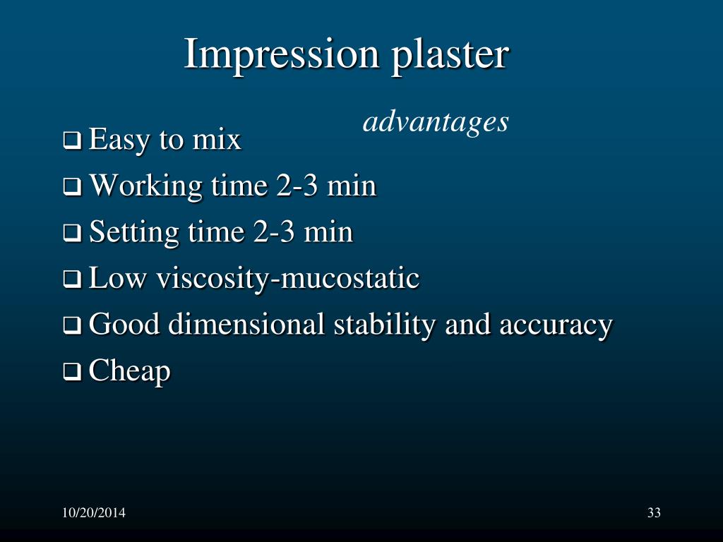 PPT Dental impression materials PowerPoint Presentation, free