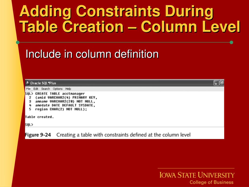 PPT Chapter 9 Constraints PowerPoint Presentation, free download ID