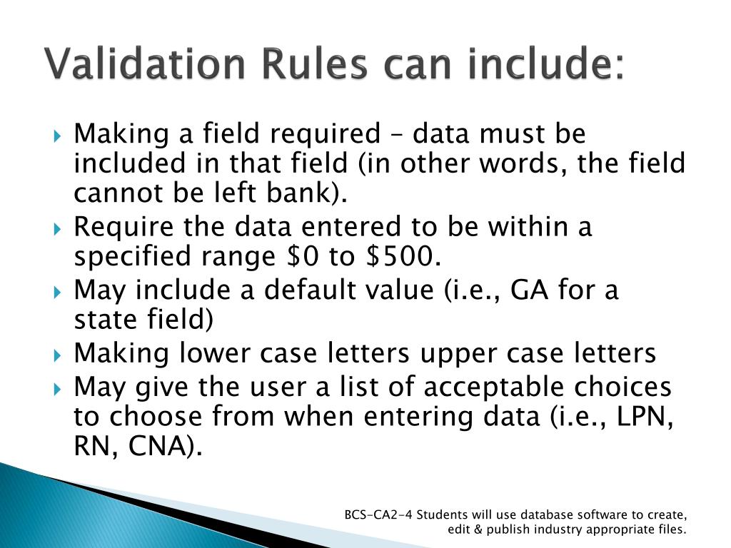 PPT Validation Rules PowerPoint Presentation, free download ID5640862
