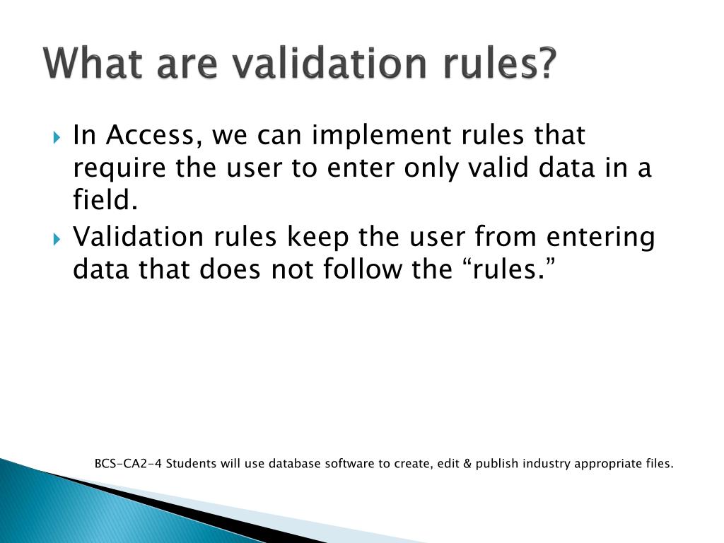 PPT Validation Rules PowerPoint Presentation, free download ID5640862