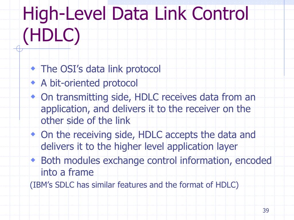 PPT Topic 5 Data Link Layer Chapter 9 Data Link Control