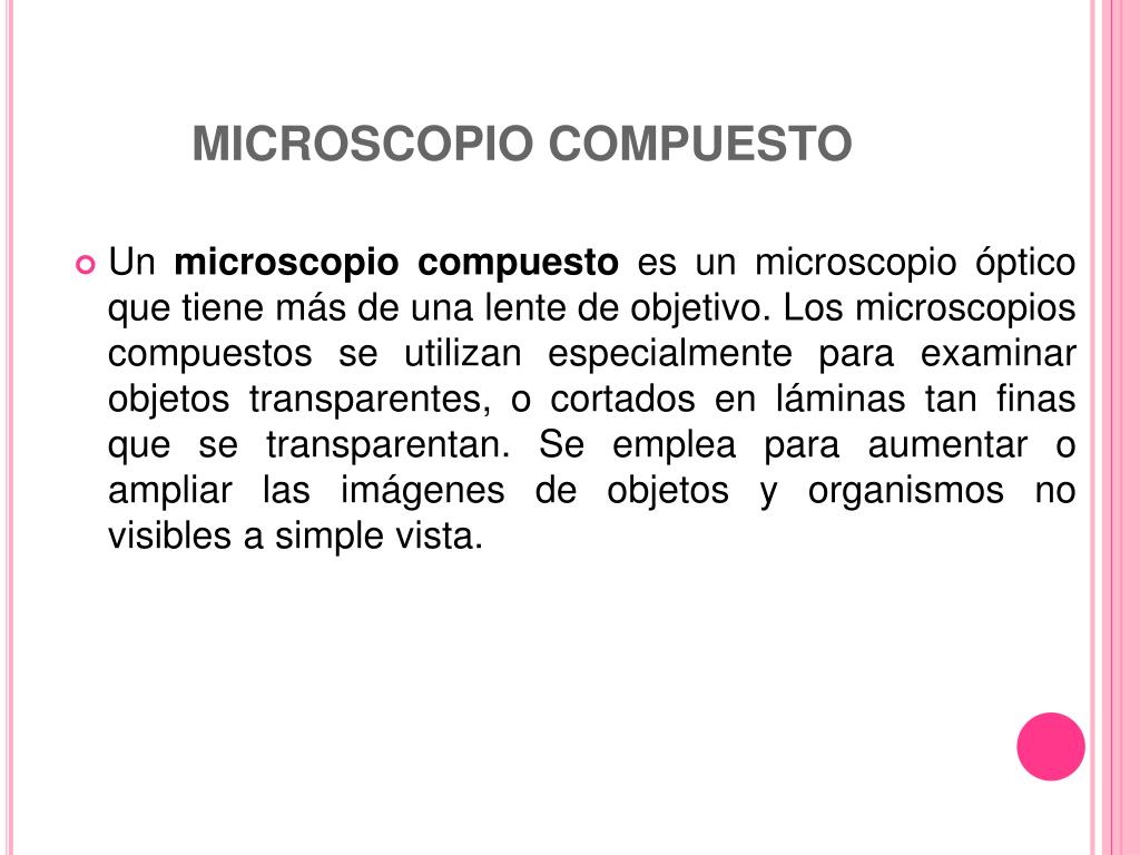 Diferencia Entre Un Microscopio Simple Y Un Microscopio Compuesto