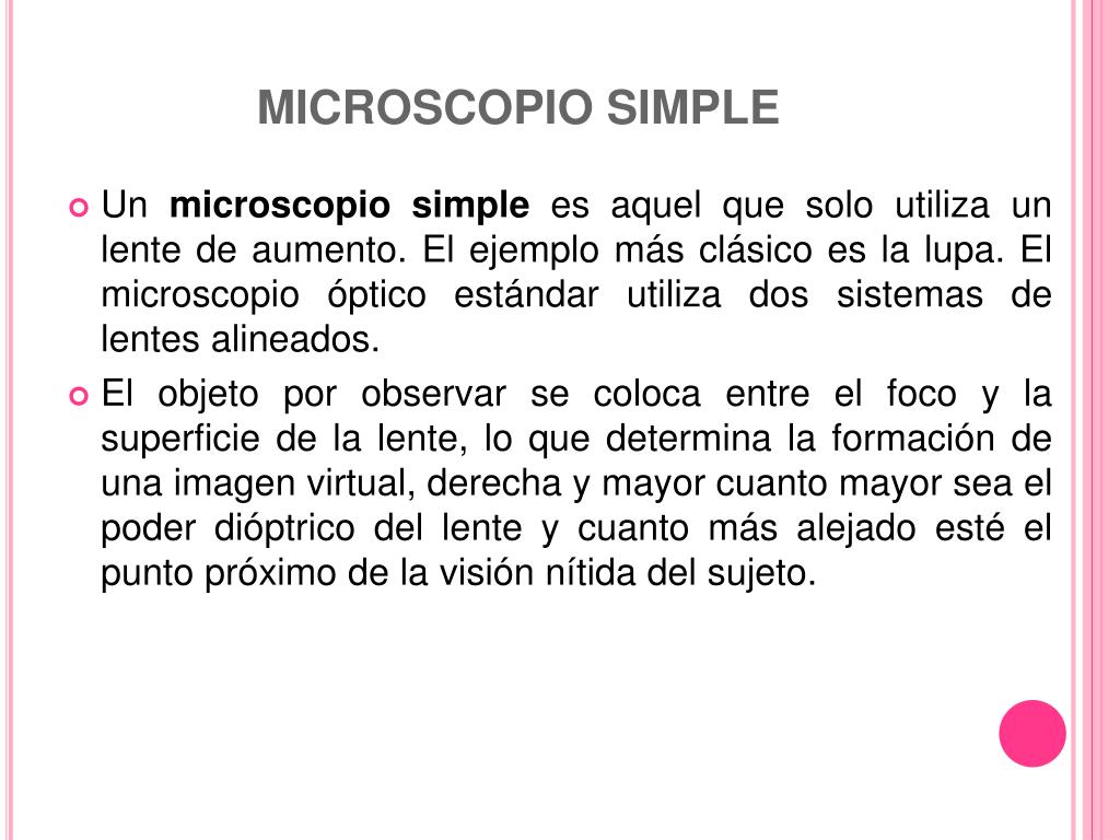 Diferencias Entre Un Microscopio Simple Y Un Microscopio Compuesto
