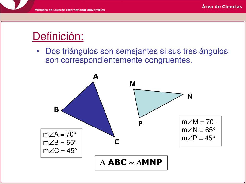 PPT Semejanza de triángulos PowerPoint Presentation, free download