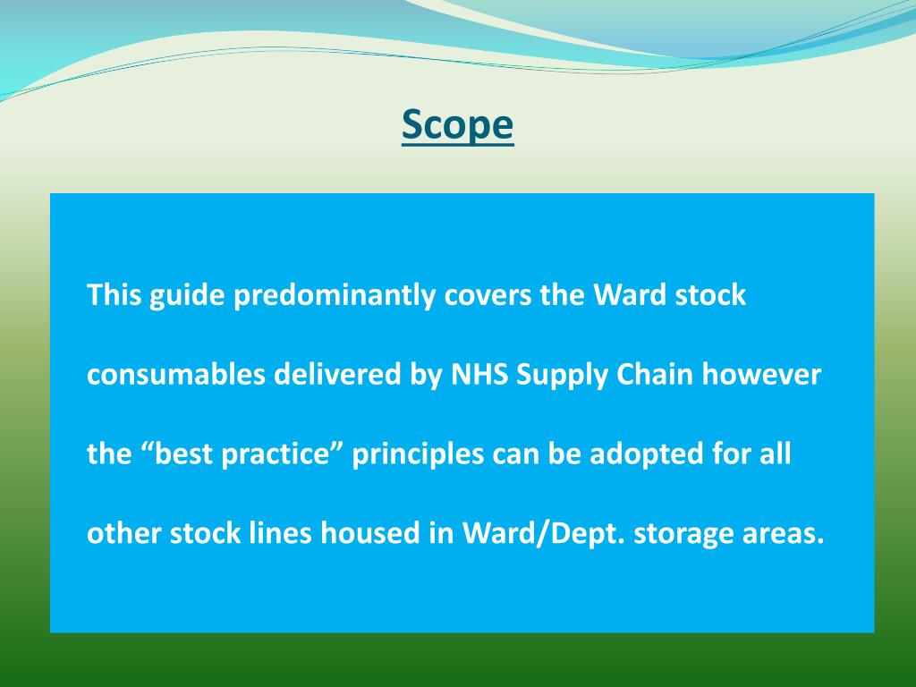 PPT Ward Stock Management Guide PowerPoint Presentation, free