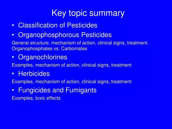 PPT Key topic summary PowerPoint Presentation, free download ID5647366