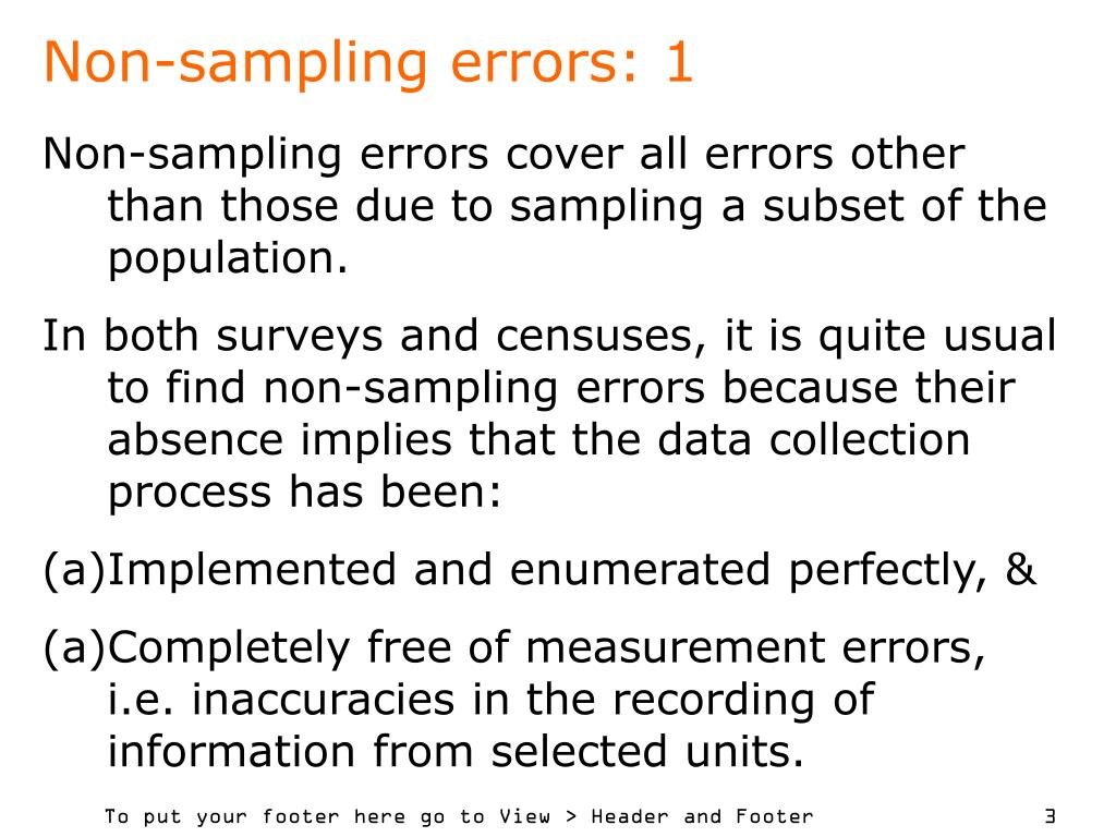 PPT Nonsampling errors PowerPoint Presentation, free download ID