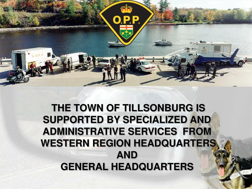 PPT The Town of Tillsonburg PowerPoint Presentation, free download