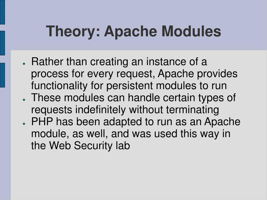 PPT Securing Apache and PHP PowerPoint Presentation, free download