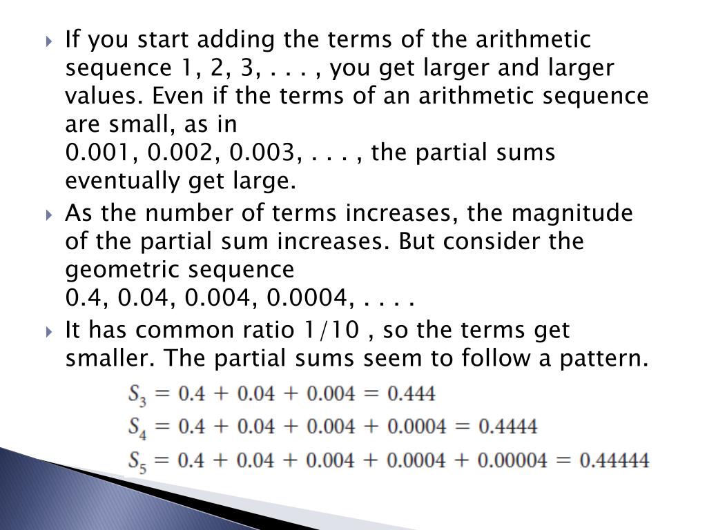 PPT Infinite Geometric Series PowerPoint Presentation, free download