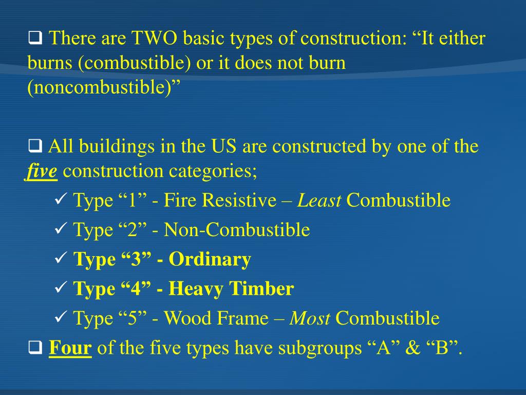 What Are The 5 Types Of Building Construction sharedoc