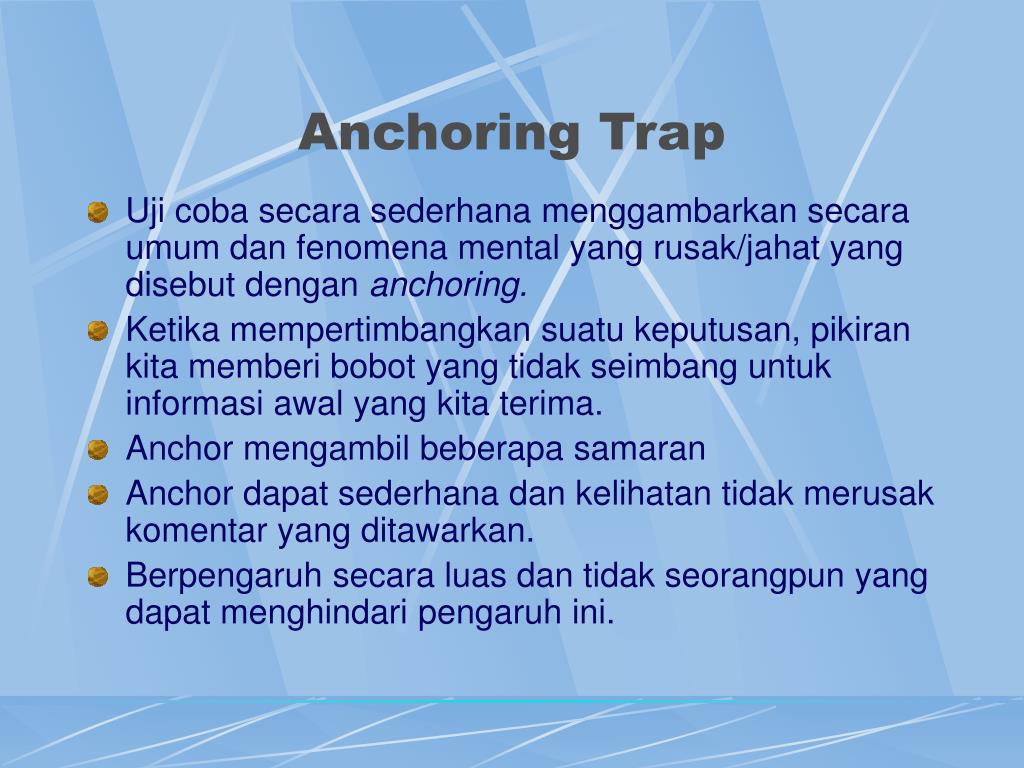 PPT THE HIDDEN TRAPS IN DECISION MAKING PowerPoint Presentation, free download ID5652208