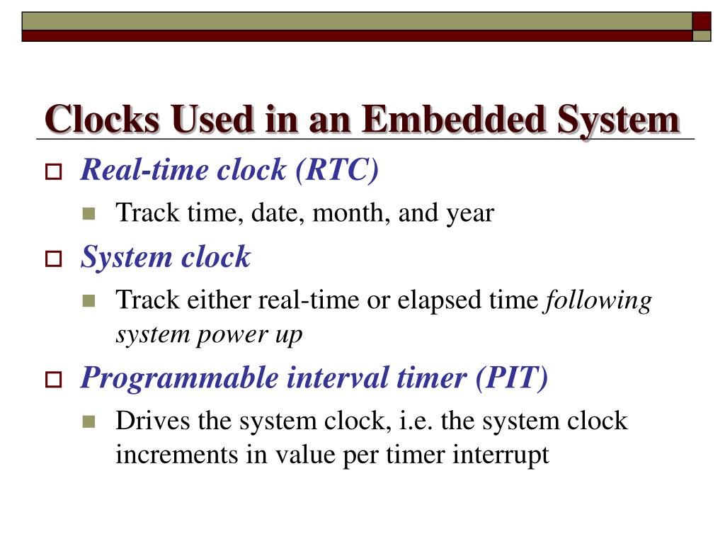 PPT RealTime Concepts for Embedded Systems PowerPoint Presentation