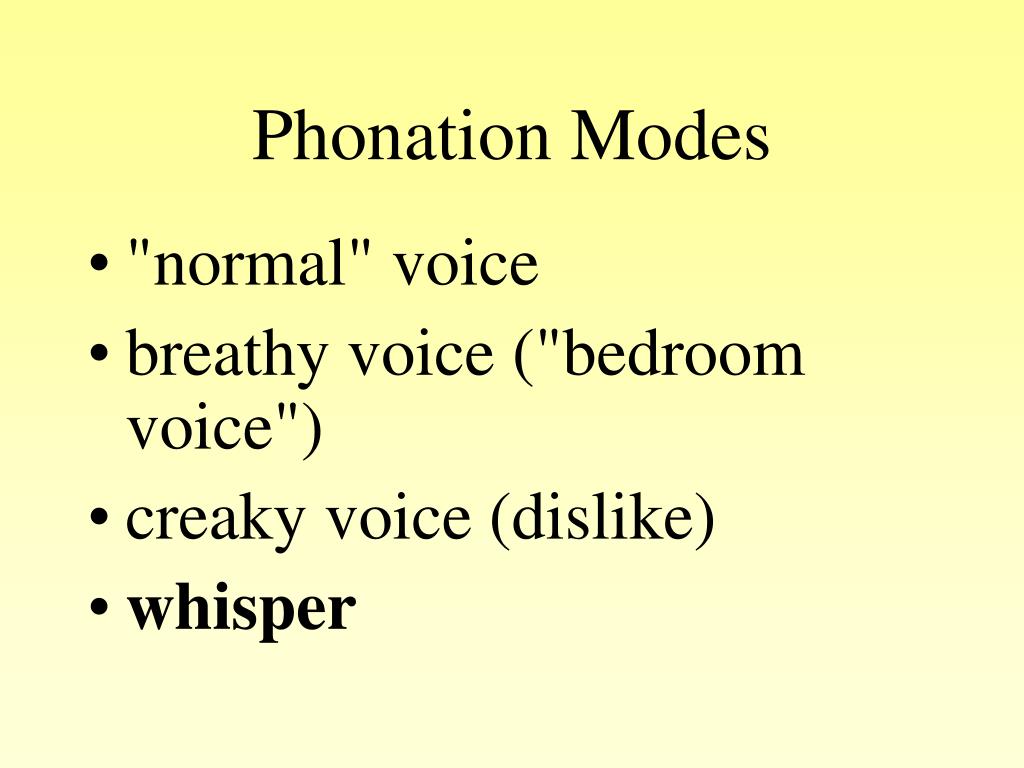 PPT Whispered Speech PowerPoint Presentation, free download ID5656114