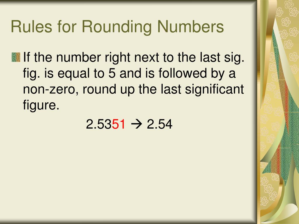 PPT Significant Figures & Rounding PowerPoint Presentation ID5656228
