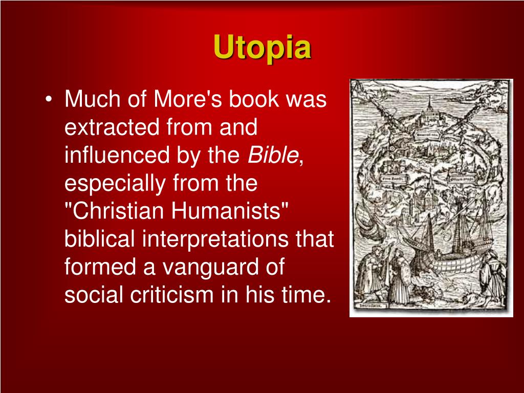 PPT Sir Thomas More's Utopia PowerPoint Presentation, free download