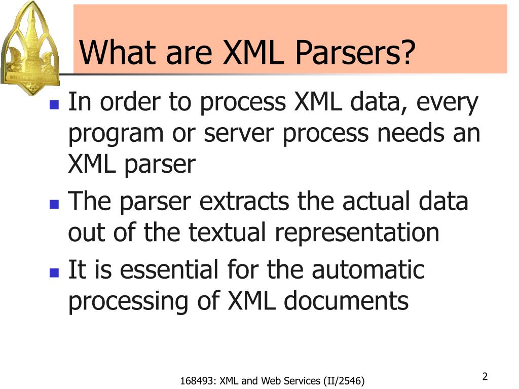PPT XML Parsers PowerPoint Presentation, free download ID5658424