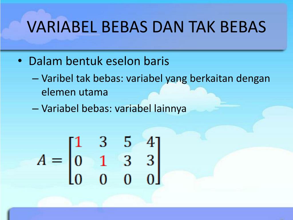 PPT SISTEM PERSAMAAN LINIER 2 PowerPoint Presentation, free download