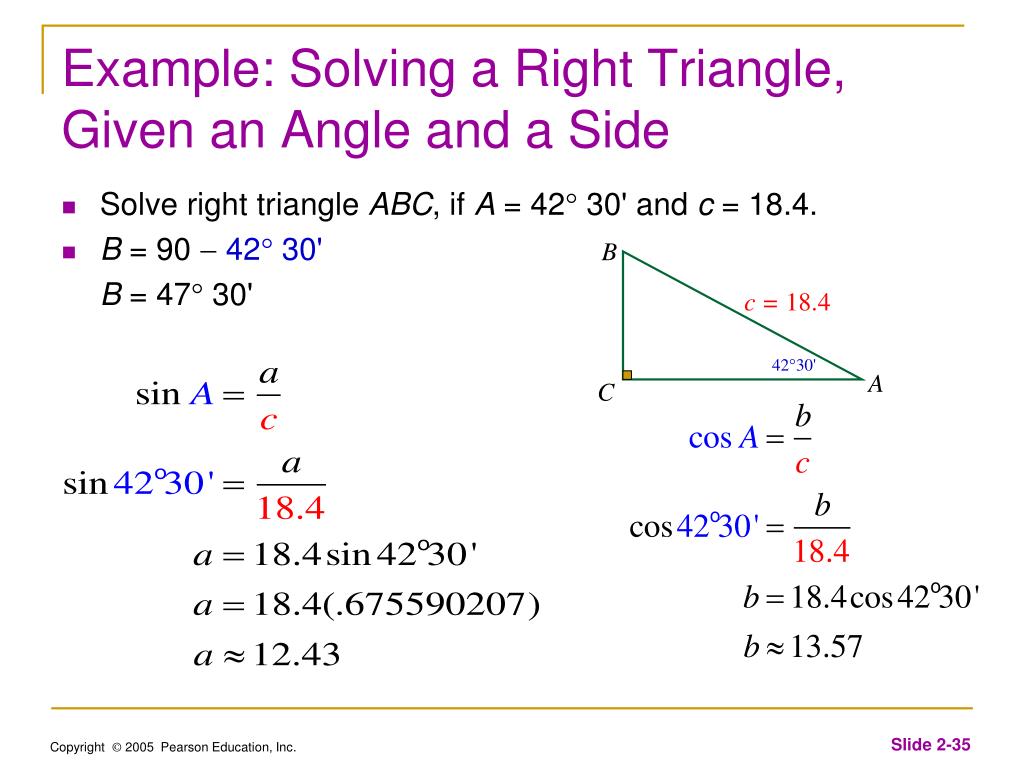How To Solve A Right Triangle For Abc / Triangles We Read This Triangle