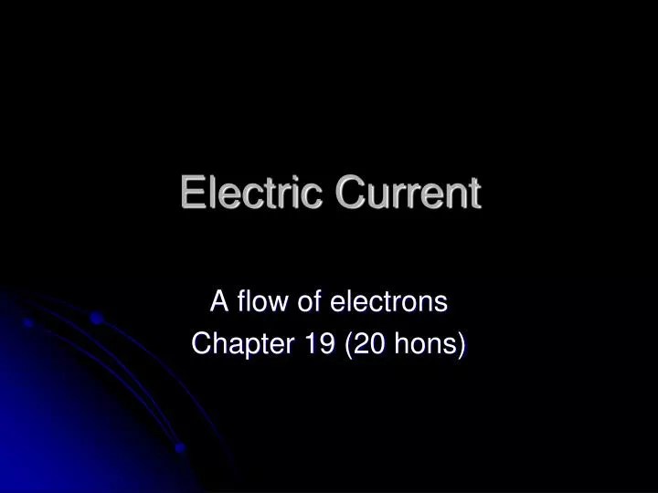 PPT Electric Current PowerPoint Presentation, free download ID5660697
