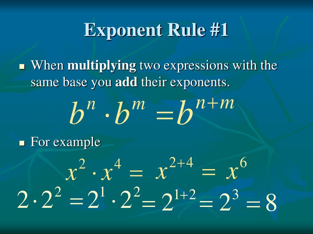 PPT Exponent Rules PowerPoint Presentation, free