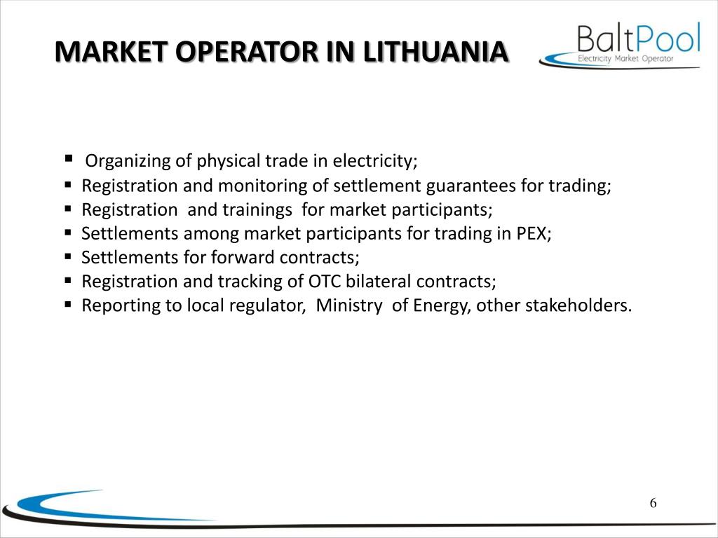 PPT Development of electricity market in Lithuania 2010 PowerPoint