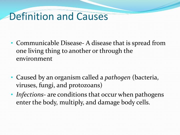 PPT Communicable Diseases and Prevention PowerPoint Presentation ID