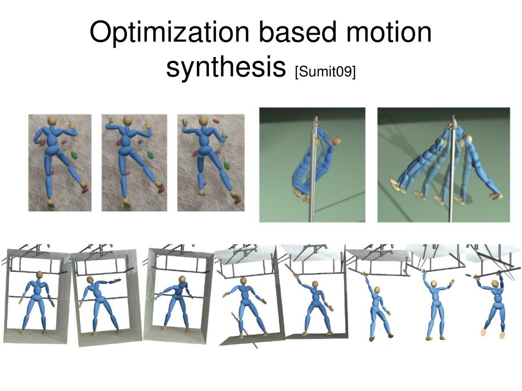 PPT Motion Synthesis for Articulated Human Bodies PowerPoint