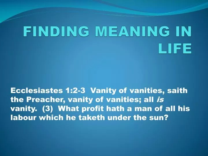 How to find meaning in life: Psychology identifies 4 key.