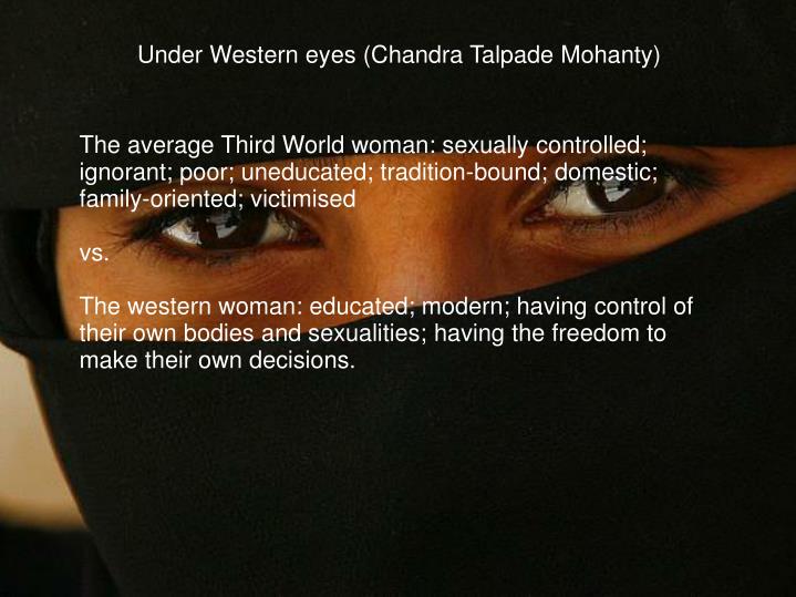 CHANDRA TALPADE MOHANTY UNDER WESTERN EYES PDF