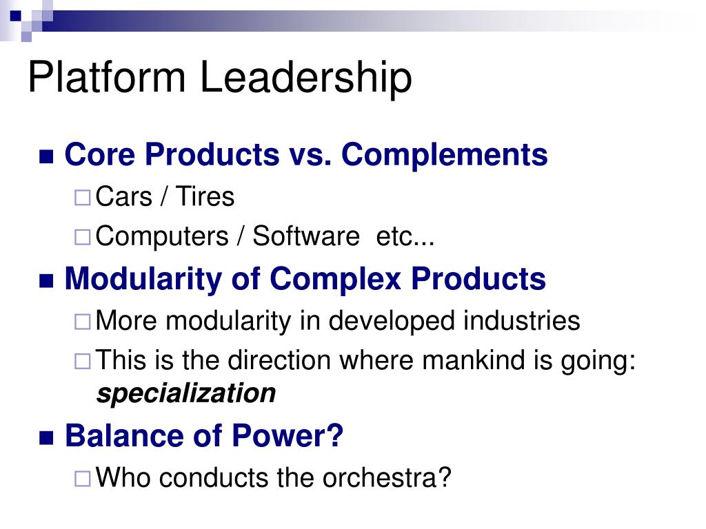 PPT Platform Leadership PowerPoint Presentation, free download ID5667630